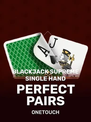 Blackjack Supreme Single Hand Perfect Pairs